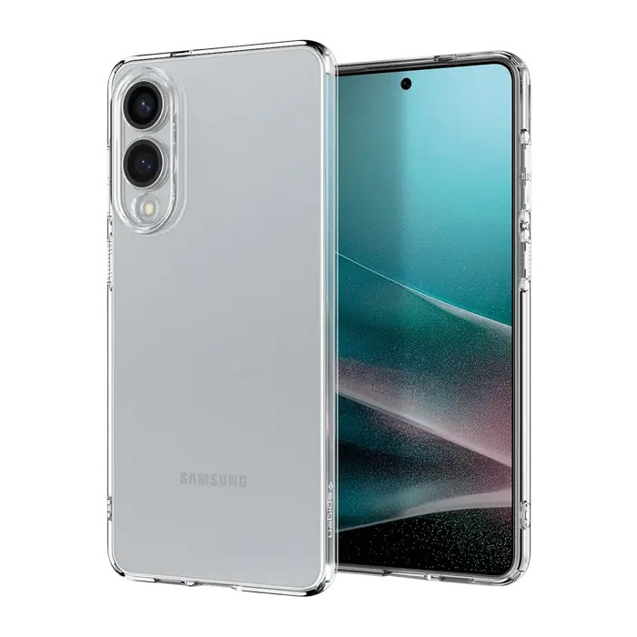 Husă Spigen Liquid Crystal for Samsung Galaxy S25 Edge, Crystal Clear