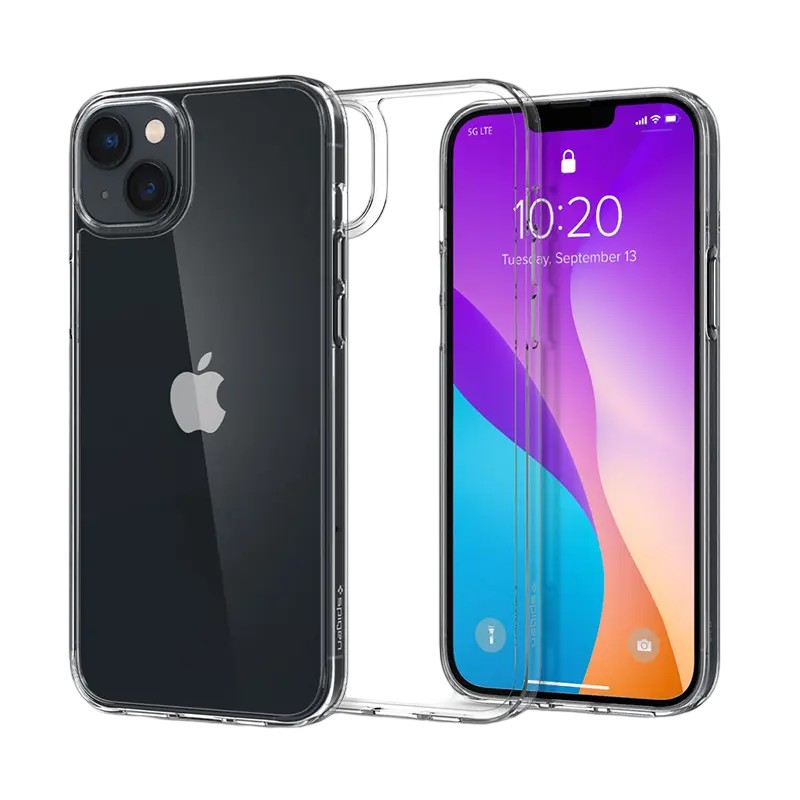 Чехол Spigen iPhone 14 Plus, Airskin Hybrid, Прозрачный