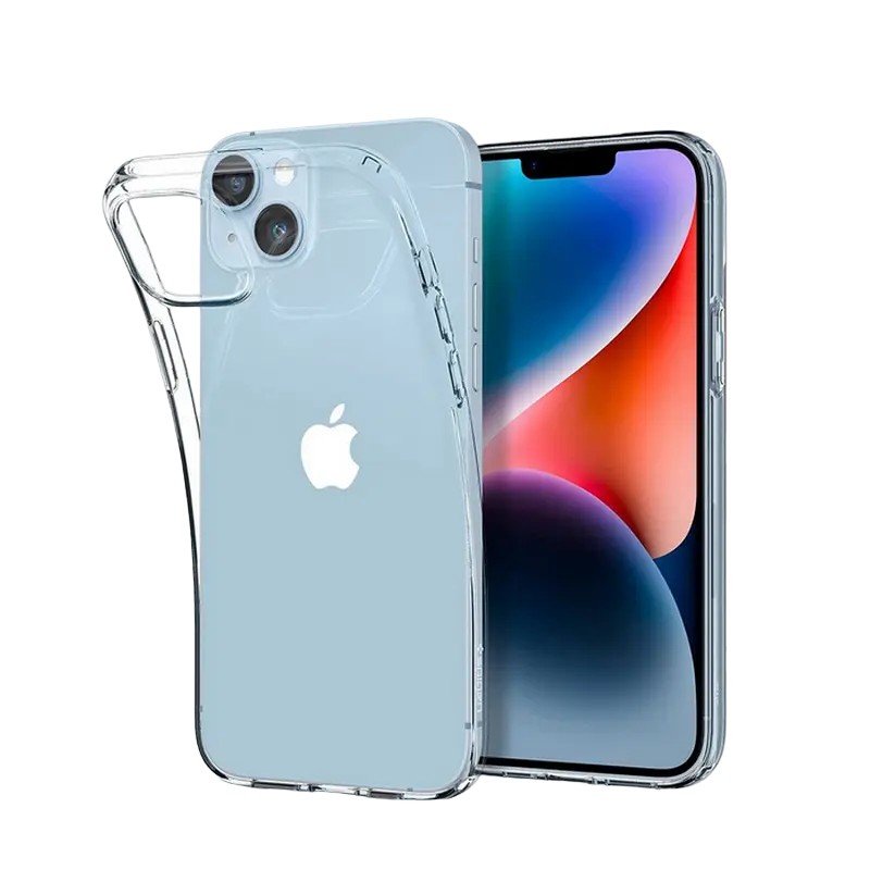 Чехол Spigen iPhone 14 Plus, Liquid Crystal, Прозрачный