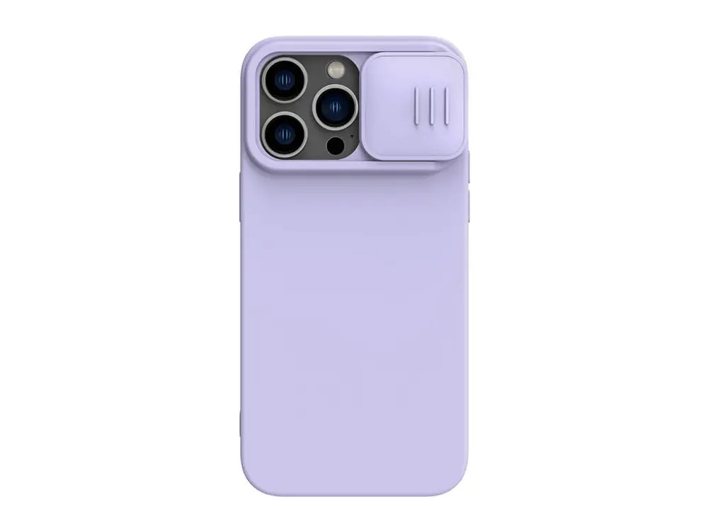 Чехол Nillkin iPhone 14 Pro, CamShield Silky Silicone, Фиолетовый