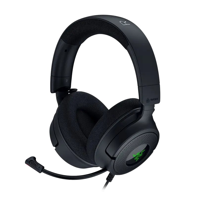 Игровая Гарнитура Razer Kraken V4 X USB, Проводной аналоговый, Чёрный
