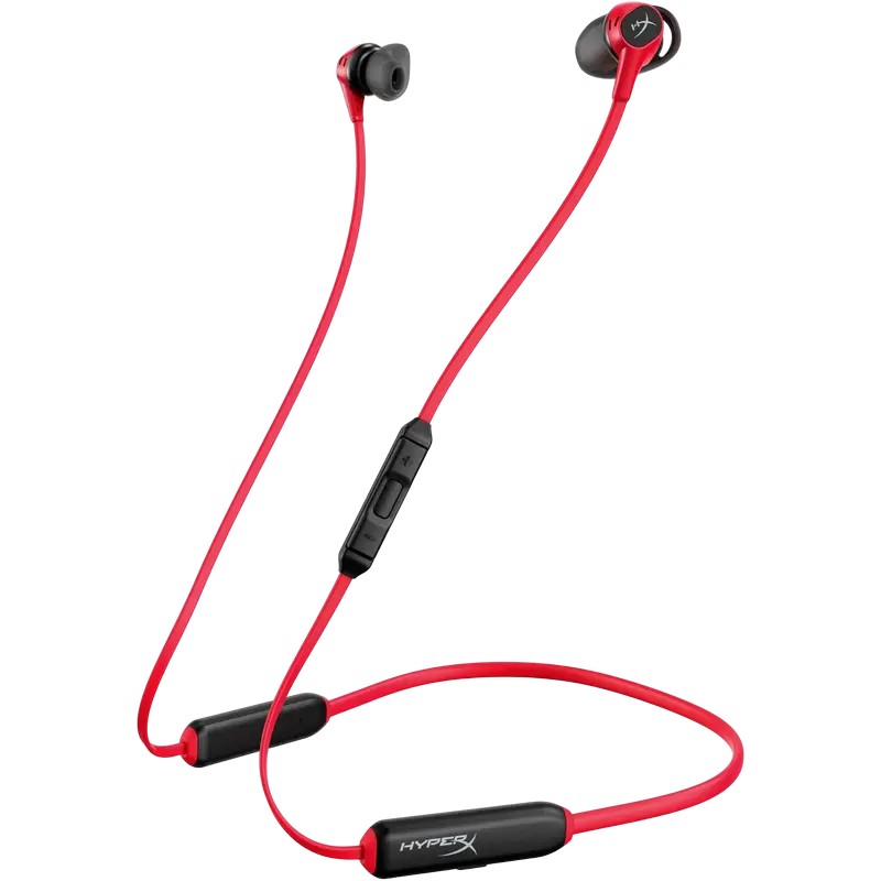 Căști gaming HyperX Cloud Buds, Fără fir, Negru/Rosu