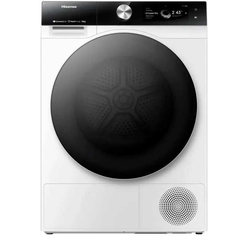 Сушильная машина Hisense DH7S107BW, 10кг, Белый